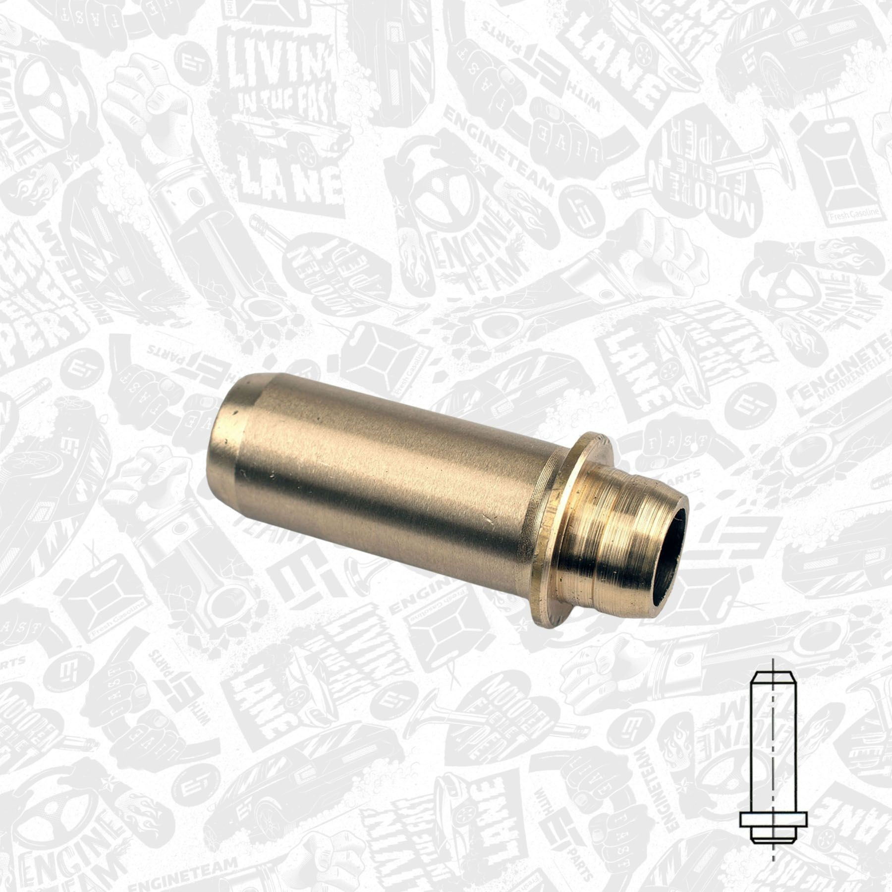 Guia de válvula para Skoda Felicia II 6U1